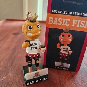 Basic Fish Kenosha Kingfish mini Northwoods League Wisconsin baseball bobblehead